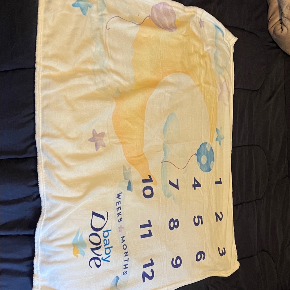 Baby Dove Milestone Blanket